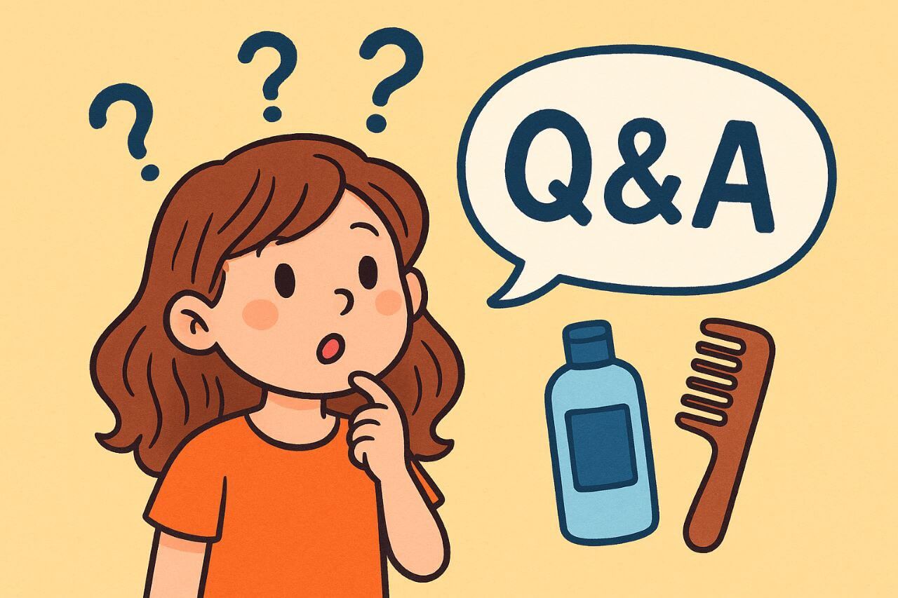 Hair care expert answering common 2nd-day hair questions.