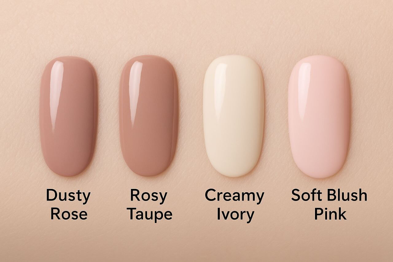 Best nude nail polish shades for pale skin