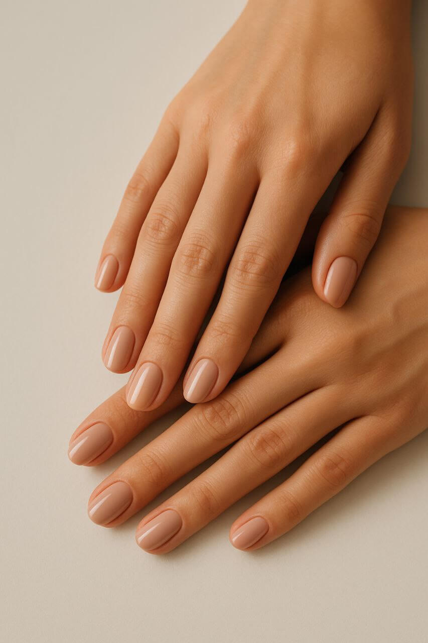 Classy nude nail polish shades for fair skin