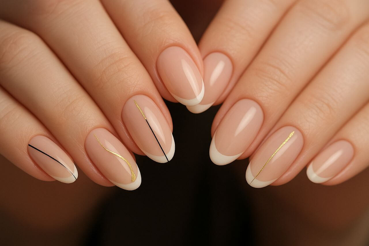 Creative nude nail art designs