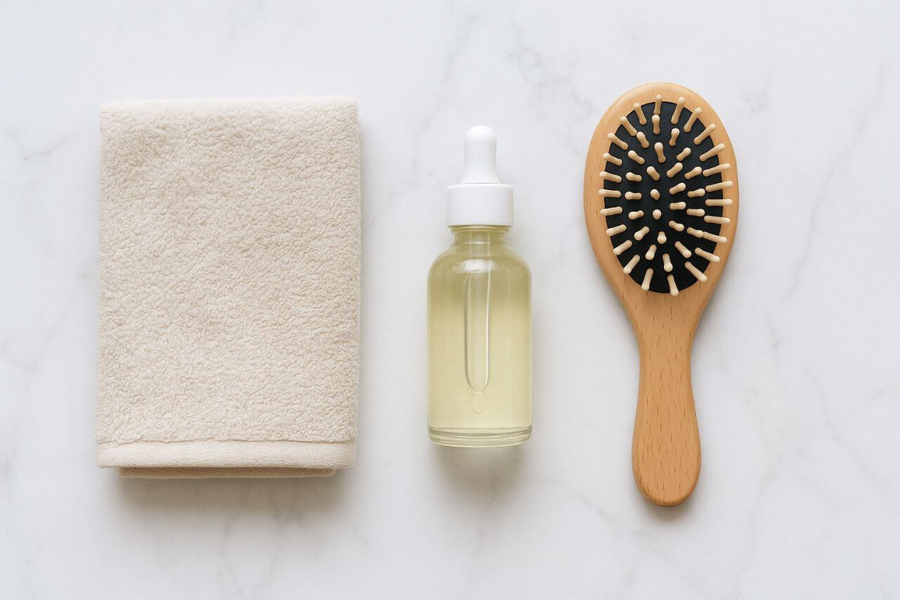 Lightweight hair serum for daily frizz control."*