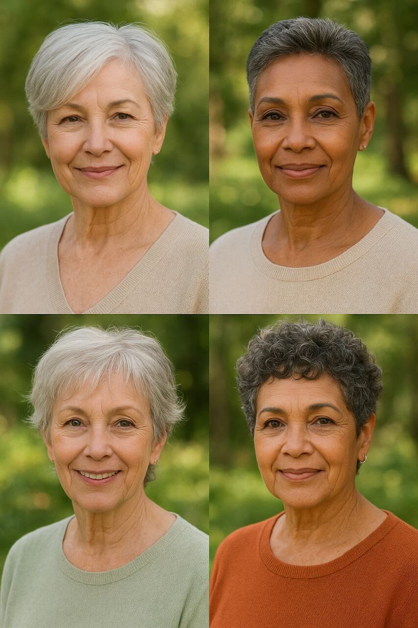 summer hairstyles for women over 65 Best short summer hairstyles for mature women."*